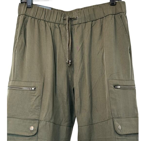 NWT Banana Republic Tencel Cargo Jogger in Steel Green - Picture 4 of 10